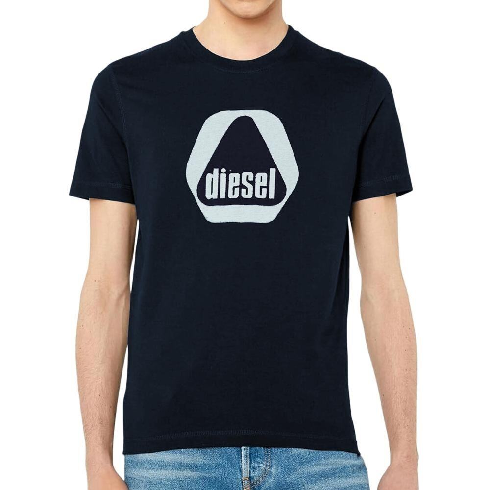 Diesel T Diegor Maglietta T-Shirt Midnight Blue Y2K Size Medium A010386